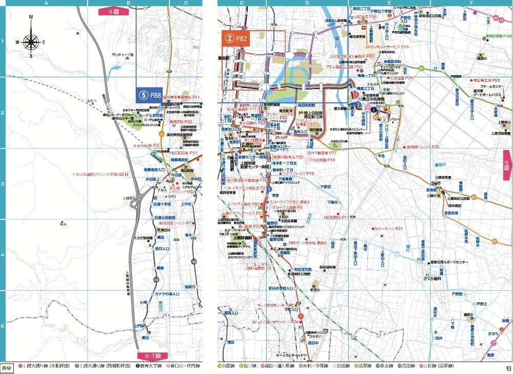 バス路線図